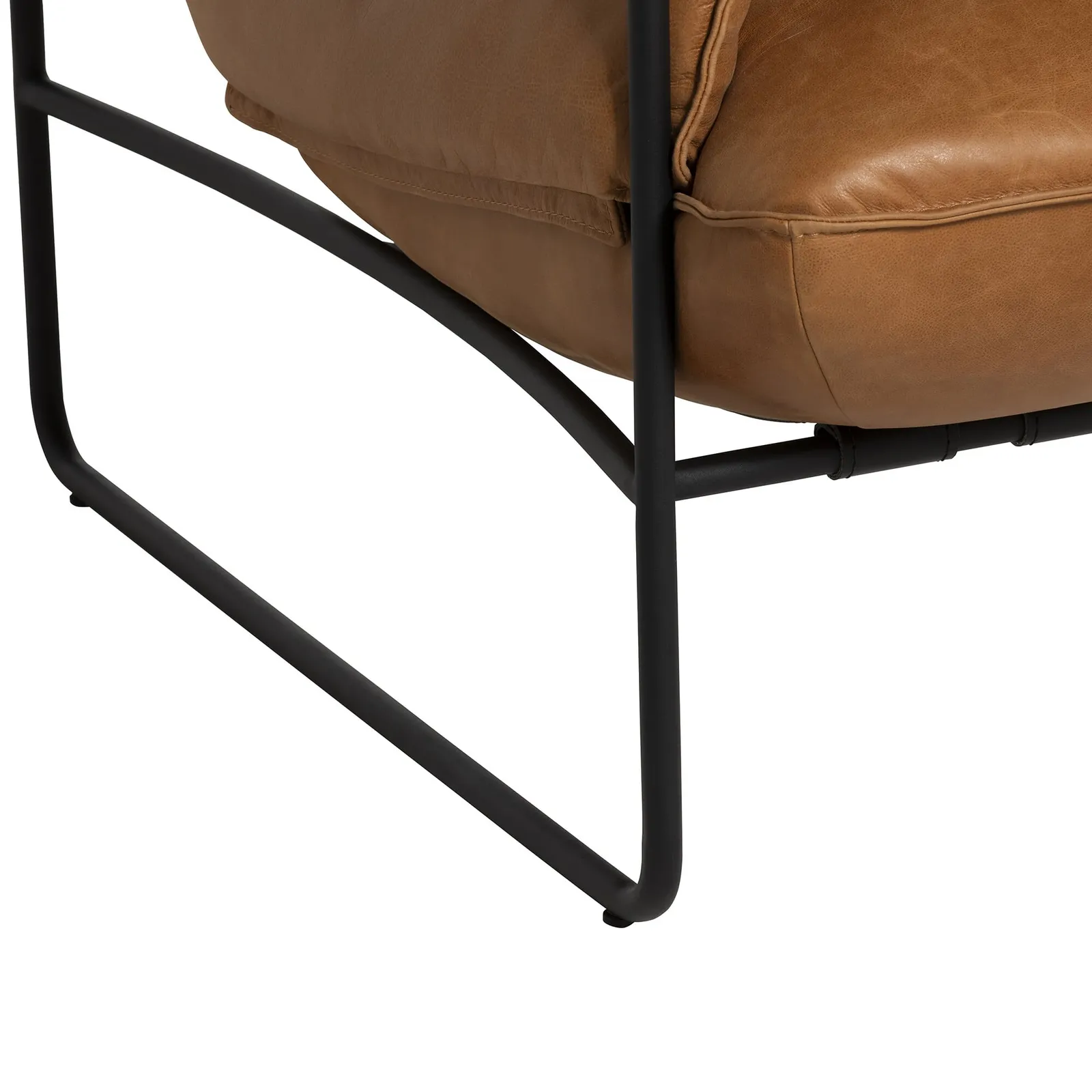 Vinci Accent Chair, Brown Leather | Barker & Stonehouse 6