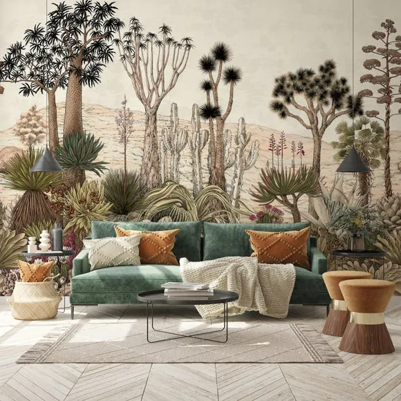 Desert Garden Wall Mural 1