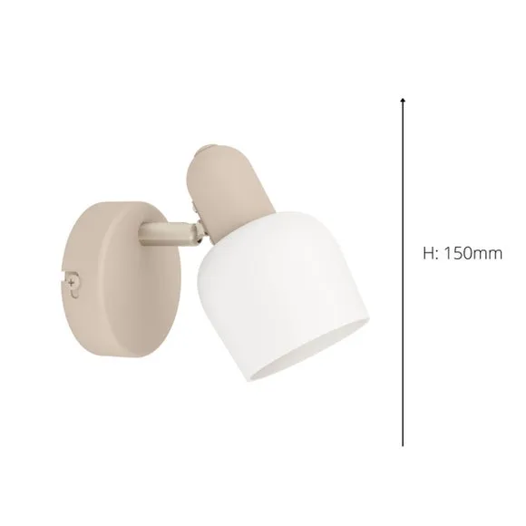 EGLO Corato Modern Adjustable Wall Spotlight 4