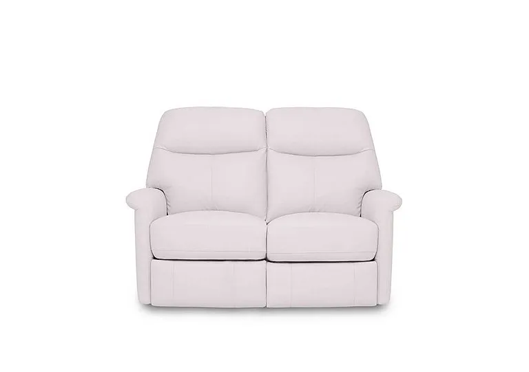 Compact Collection Lille 2 Seater Leather Sofa - BV Star White