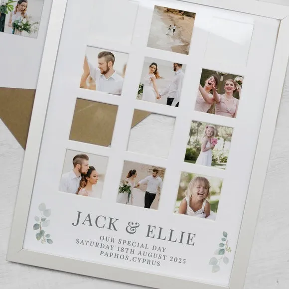 Personalised Wedding Multi Photo Frame 3