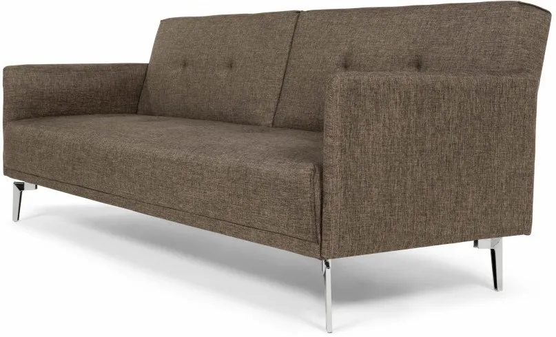 Akio 3 Seater Sofa Bed, Woodland Brown