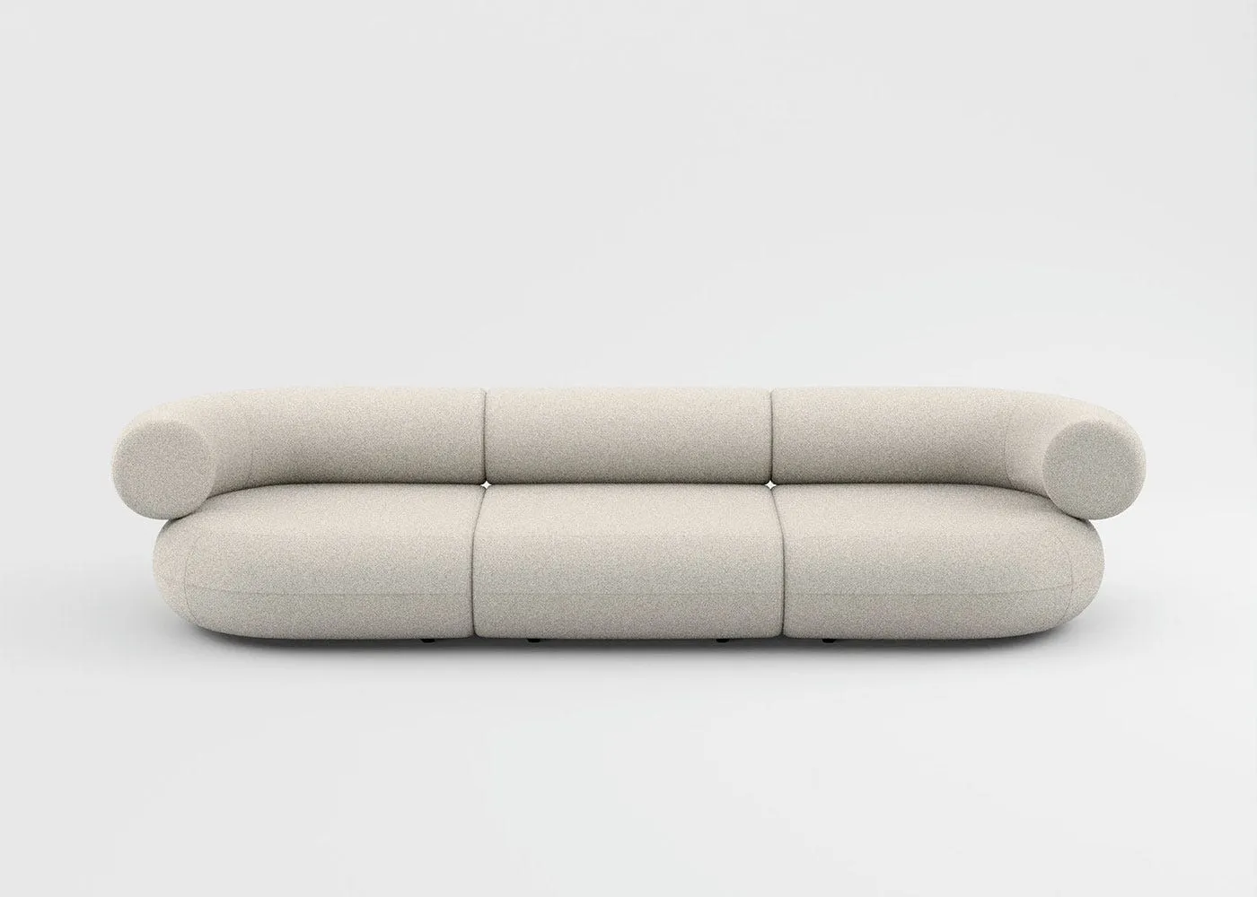 Tom Dixon Fat 3 seater Sofa in Hallingdal fabric bright 1