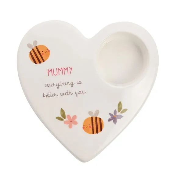 Mummy Ceramic Tealight Holder 2