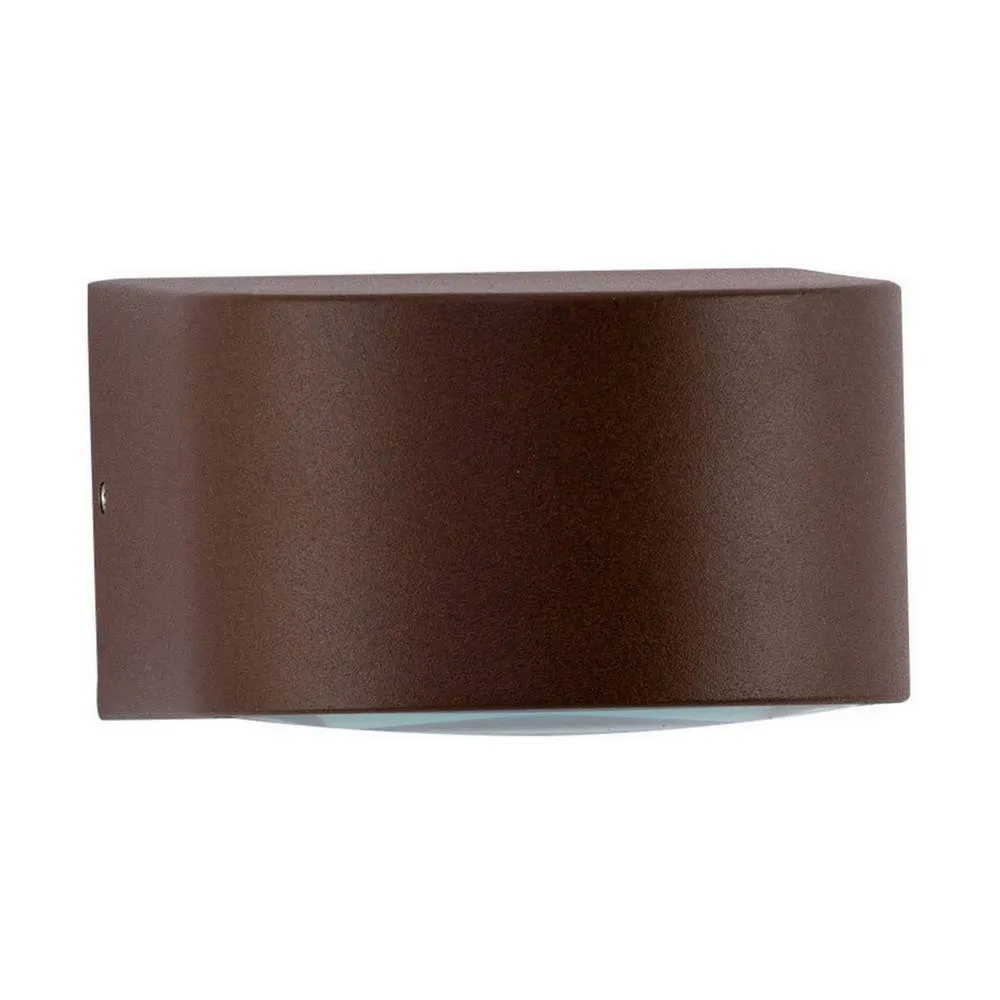 Netlighting Opera Outdoor Wall Down Lamp Corten LED 6W 478lm IP54 3000K in Brown