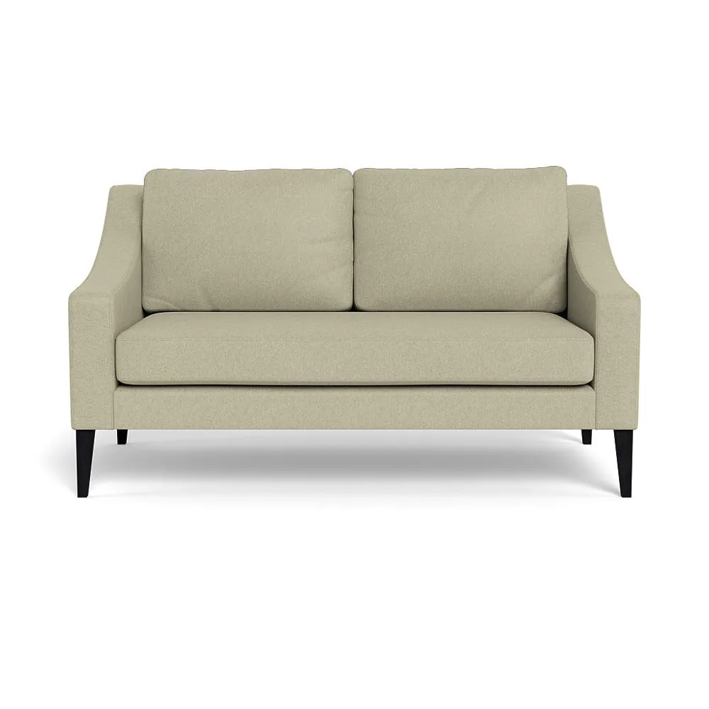 Heal's Richmond 2 Seater Sofa Cotton Grain Black Feet
