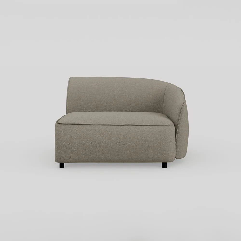 Heal's Aurelie Corner Module RHF Broadweave Pebble 1