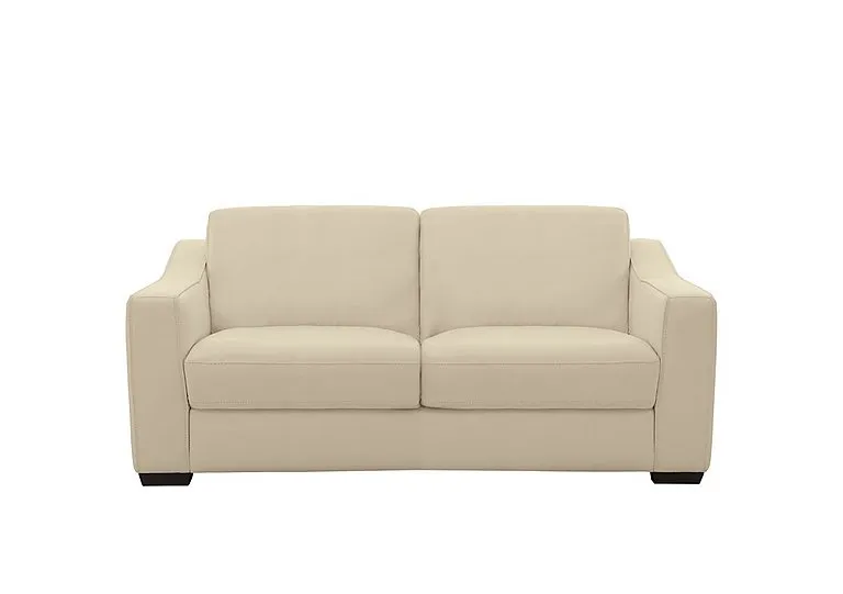 Optimus 2 Seater Leather Sofa - BV Bisque