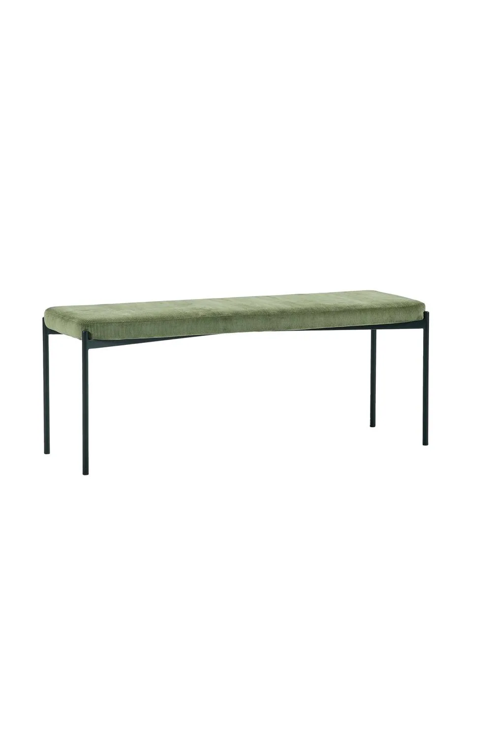 Julian Bowen Leonie 2 Seater Upholstered Dining Bench in Green 5