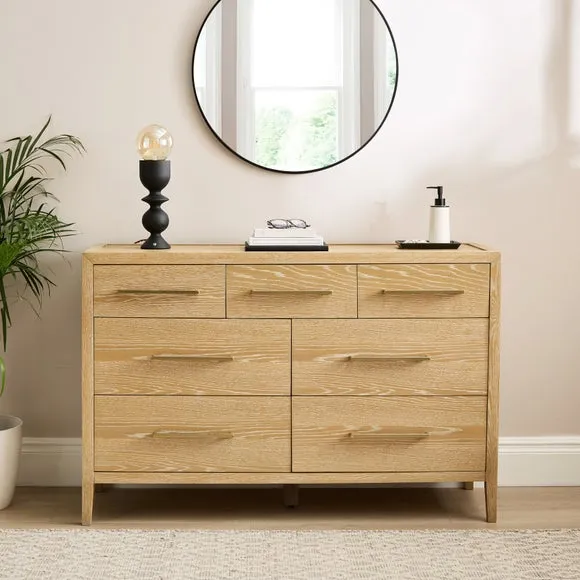 Holden 7 Drawer Chest, Oak