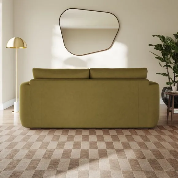 Luca Matte Soft Velvet 3 Seater Sofa 3