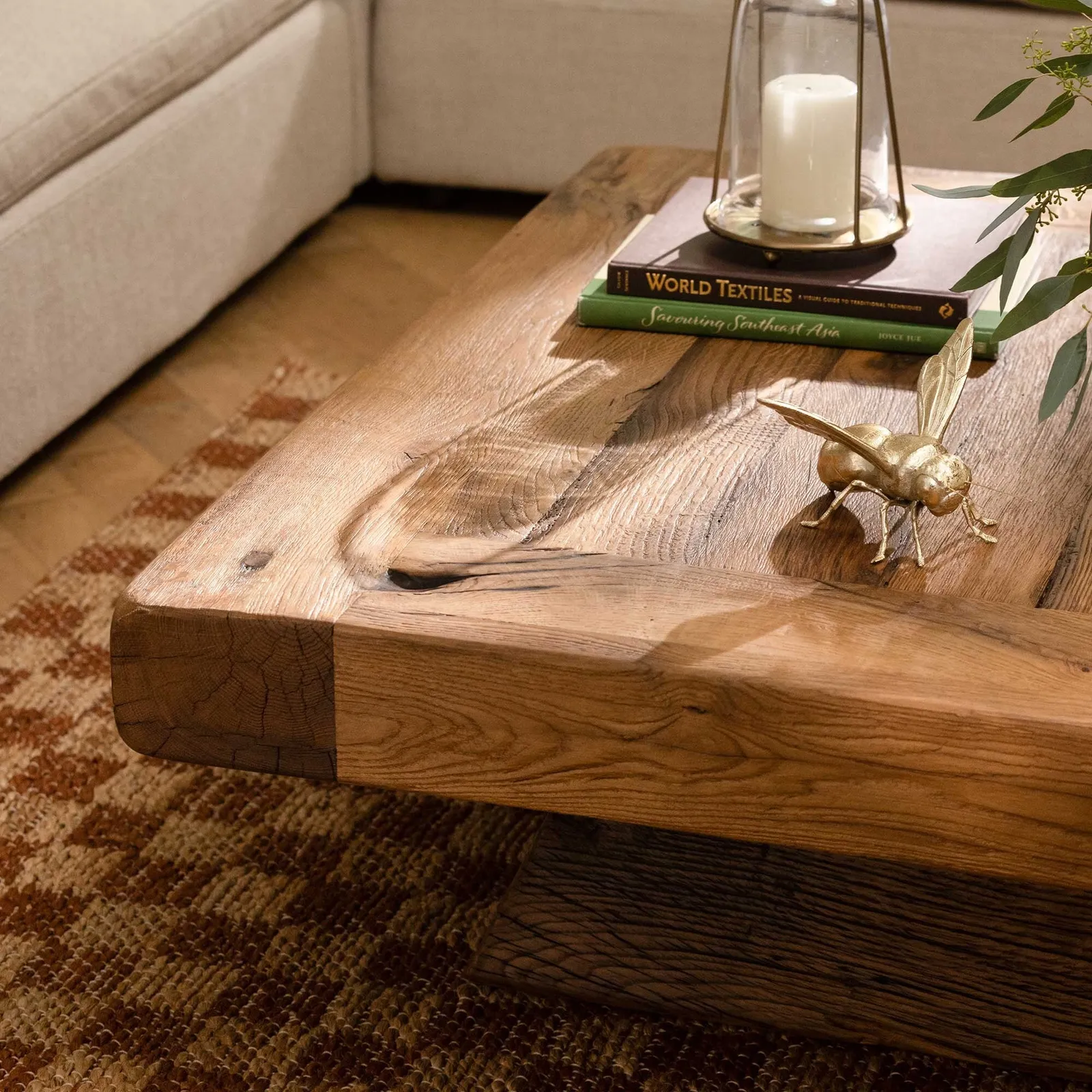 Lomond Coffee Table 110X110X34Cm, Brown Oak | Barker & Stonehouse 6