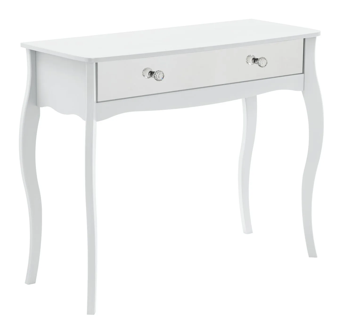 Argos Home Amelie 1 Drawer Mirrored Dressing Table - White