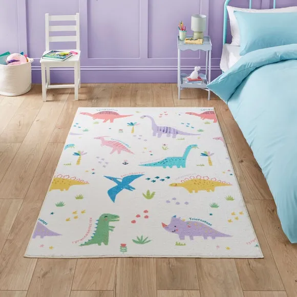 Catherine Lansfield Kids Dinosaur Friends Rug 1