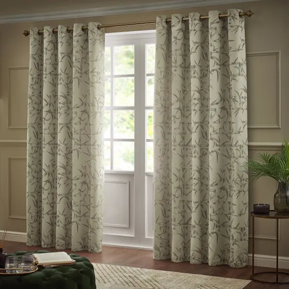 Paoletti Bamboo Eyelet Curtains 2