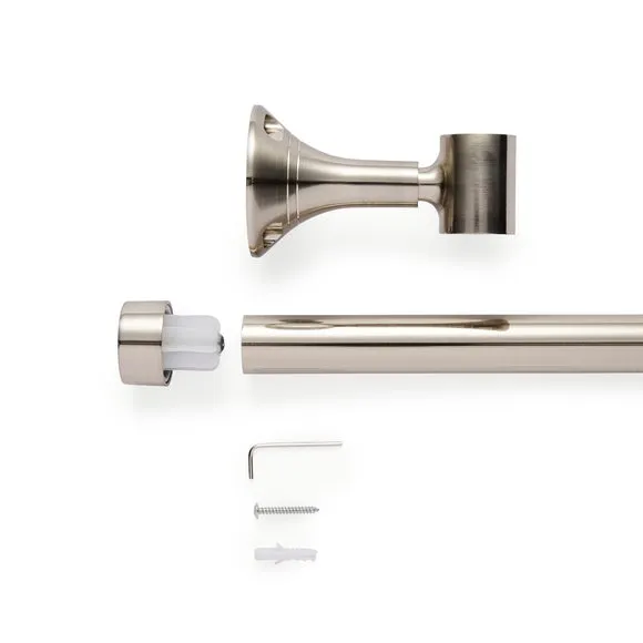 Trinity Metal Bay Curtain Pole 2