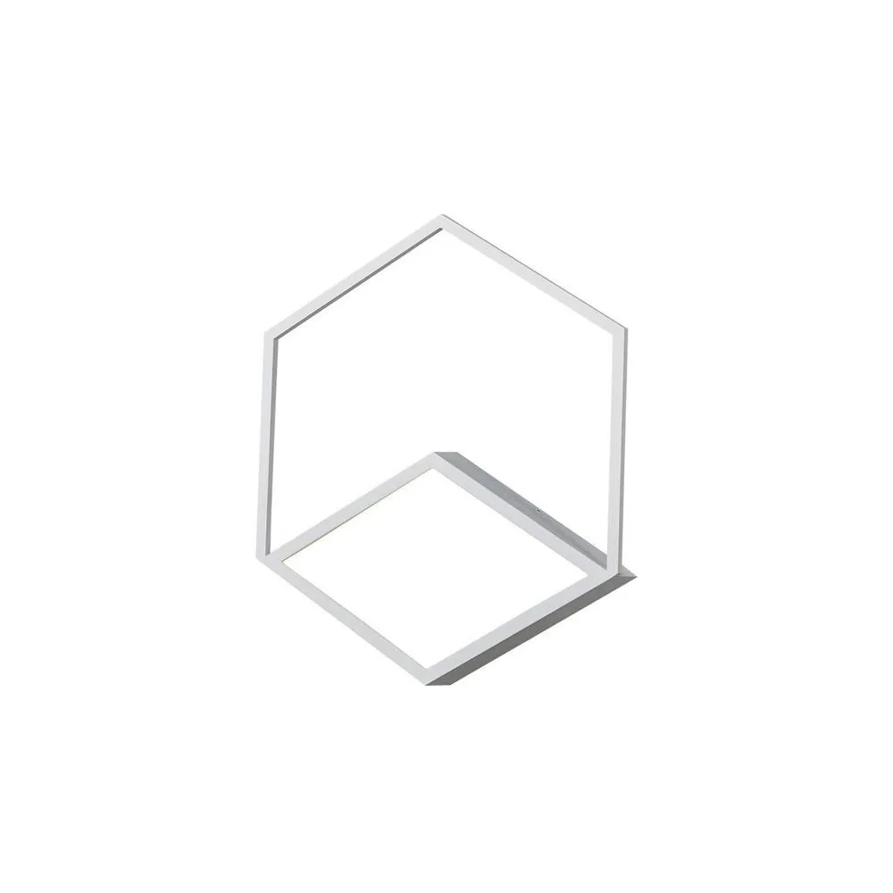 Netlighting Kubick CeilingWall Light 48W LED 3000K 2700lm White 3yrs Warranty