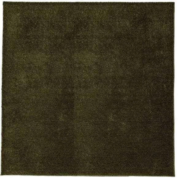 Sheen Shaggy Square Rug 5