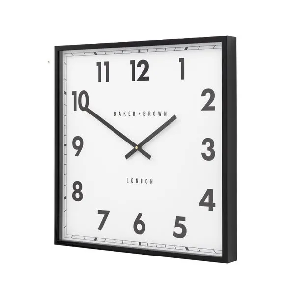Cedar & Sage Buxton Square Wall Clock 6