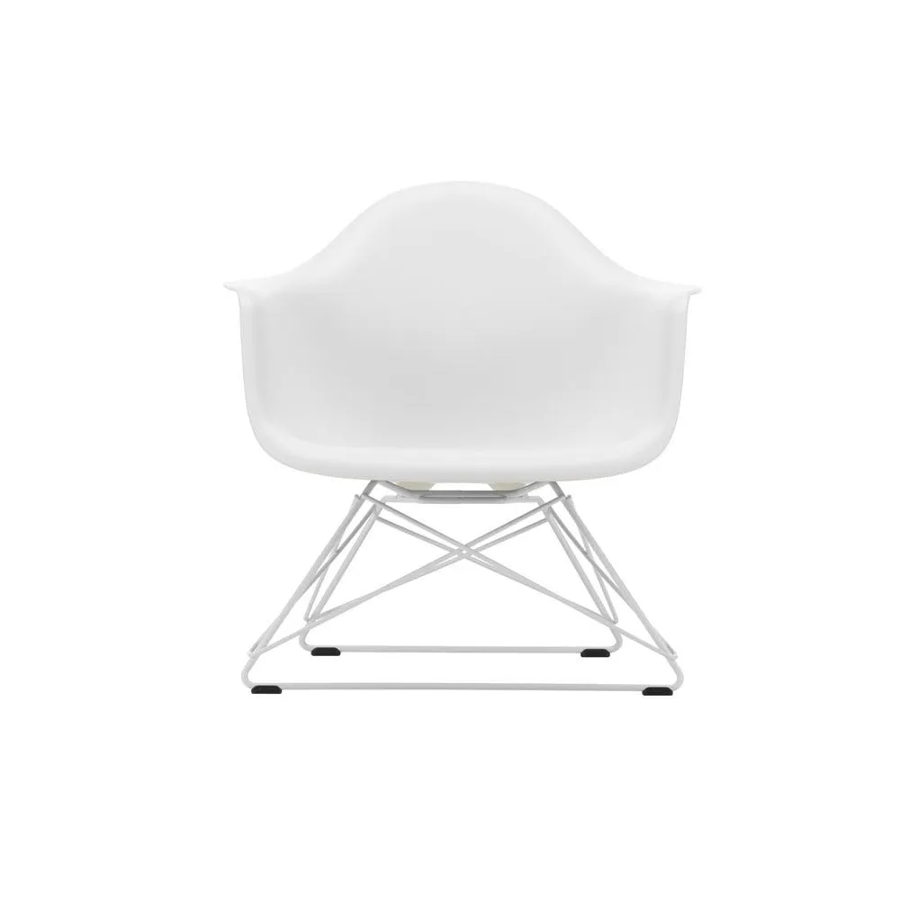 Vitra Eames LAR Chair White White Powder Coated Wire Base With Cross Struts