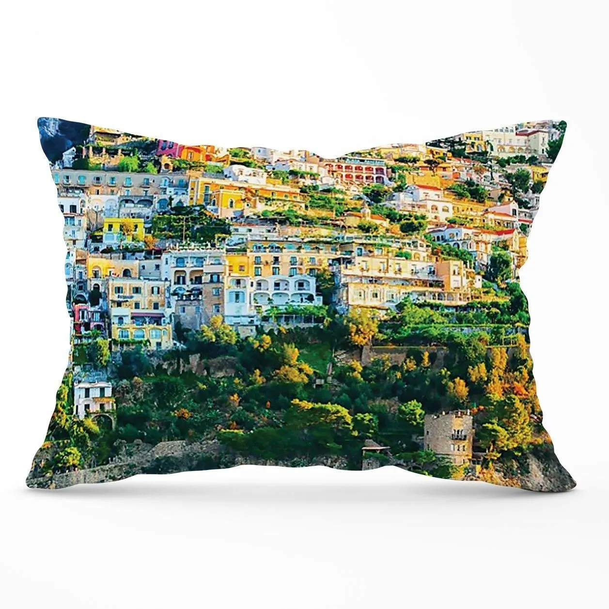 Warren Reed - Designer Positano, Amalfi Coast Cushions in Green