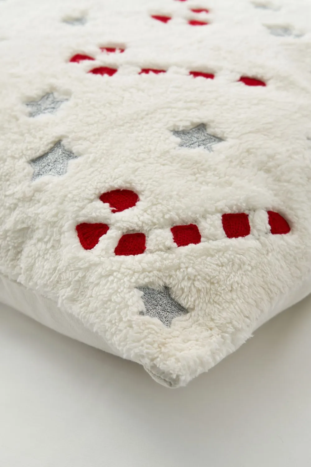 BHS Christmas Candy Cane Cushion in Red 3