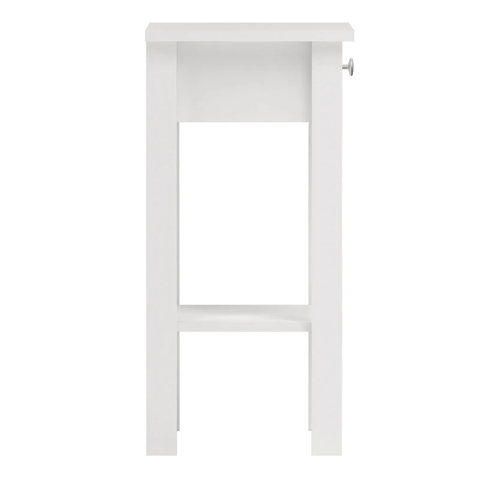 Furniture To Go Madrid Bedside Table with 1 Drawer in White 4