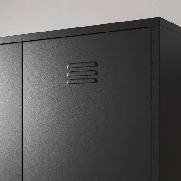 Helga Metal Double Wardrobe 4