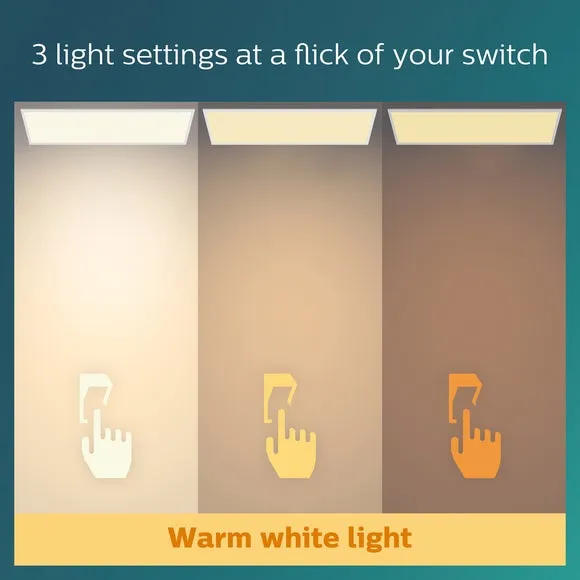 Philips Warm White Panel Integrated LED Flush Ceiling Light 4