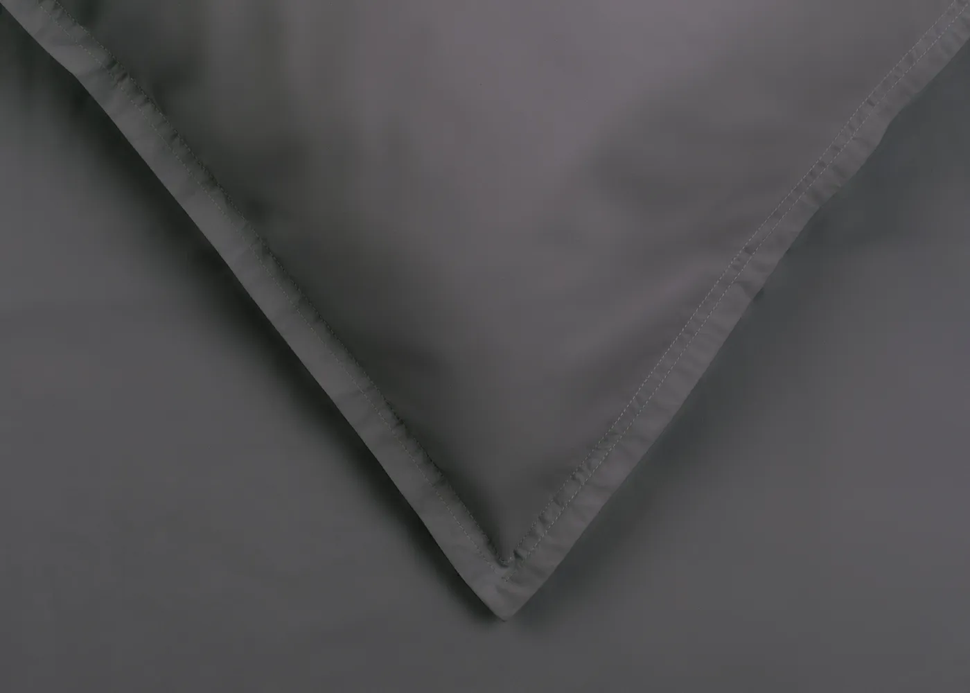 Heal's Washed Cotton Charcoal Duvet Cover Single