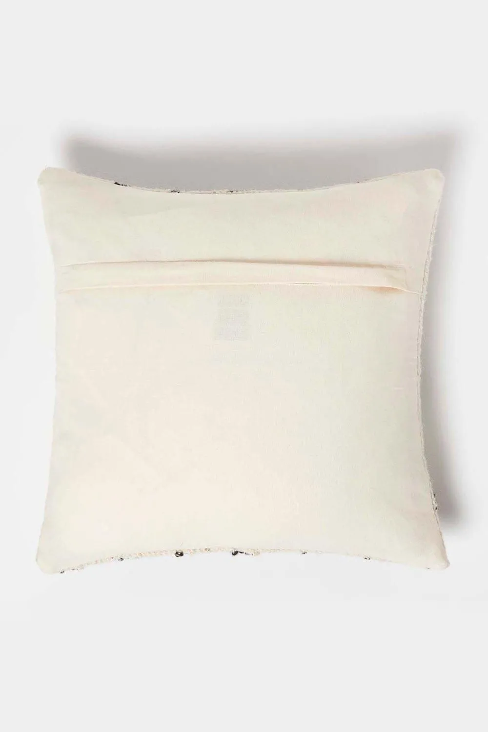 Homescapes Koba Handwoven Traditional Black & Cream Cushion 3