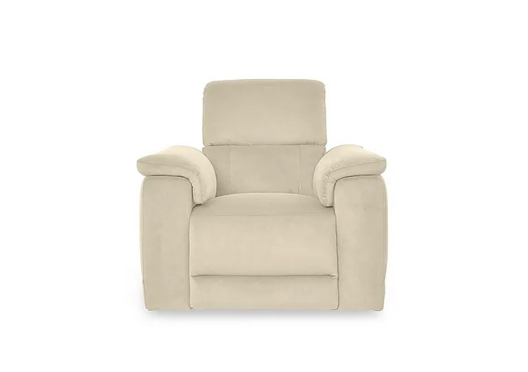 Genius Fabric Power Recliner Chair with Power Headrest - Sofas and Armchairs