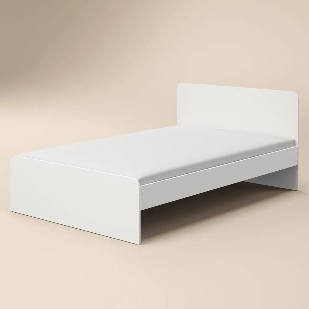 Flair Wizard Small Double Bed Frame in White 4