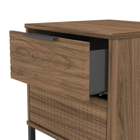 Harborne 2 Drawer Bedside Table 6