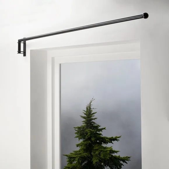 Ashton Metal Door Curtain Pole 2