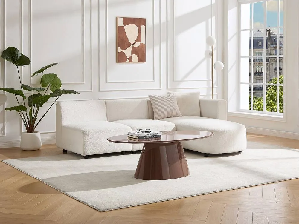 Vente-unique MDF Coffee Table - Lacquered Brown - ANTELADA in Chocolate 3