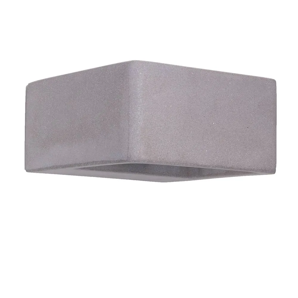Netlighting Grow Outdoor Down Wall Lamp Cement Tinted IP65 in Grey