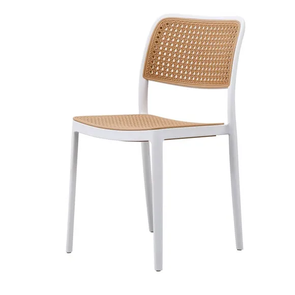 Fusion Living Plastic Cafe Dining Chair 2