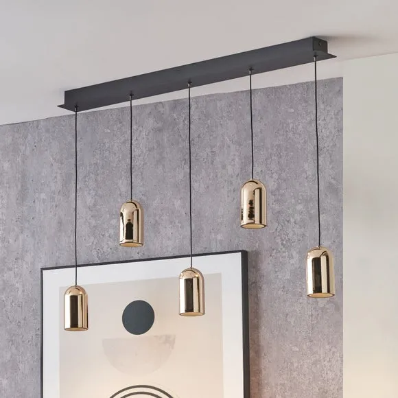 Pacific Lifestyle Xena 5 Light Adjustable LED Diner Ceiling Light