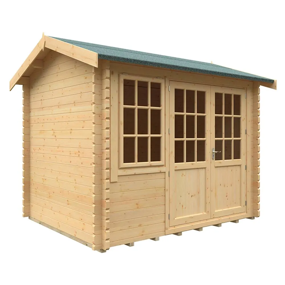 Buttercup Farm 10x8w The Henley Plus 44mm Cabin - L295 x W235 x H262.3 cm in Natural