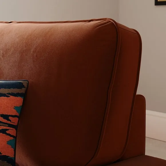 Beatrice Matte Velvet Armchair 4
