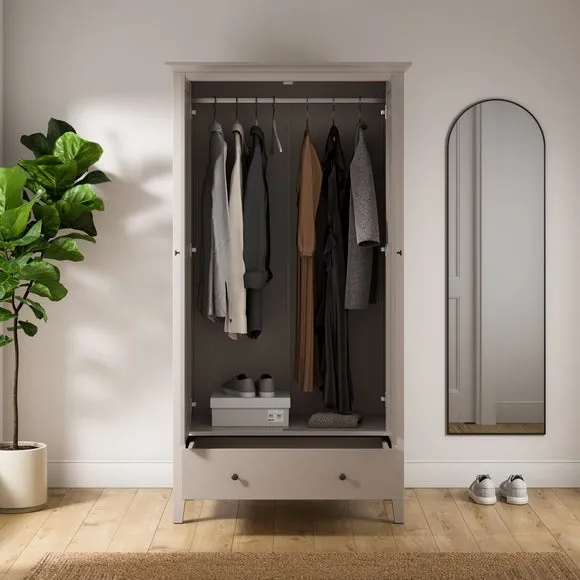 Lynton Double 1 Drawer Wardrobe 2
