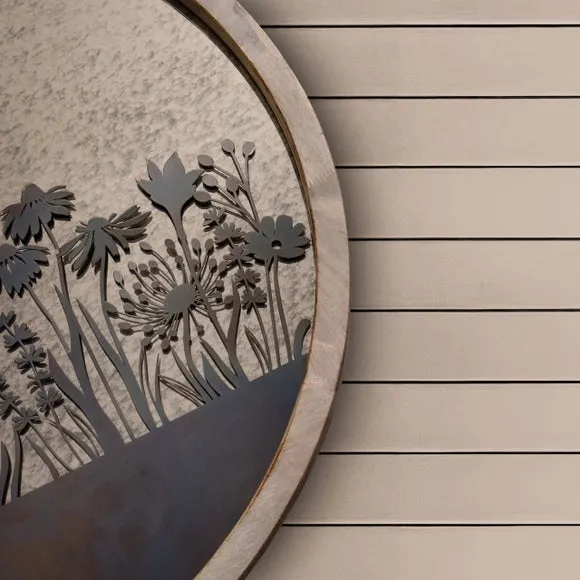 Voyage Maison Fleure et Faune Round Wall Art 4