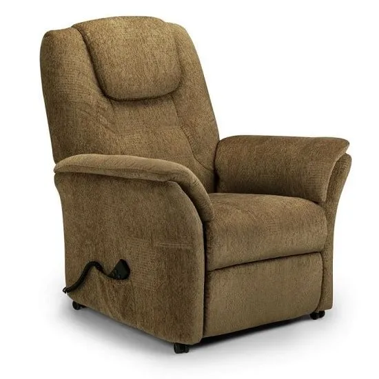 Brandon Fabric Recliner Chair In Cappuccino Chenille