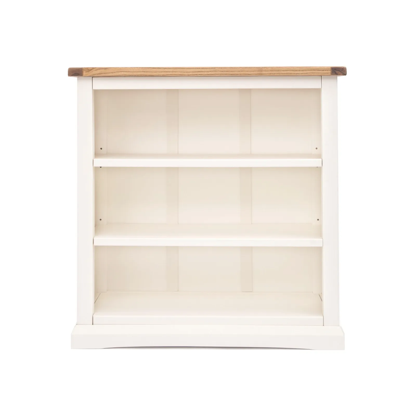 Cabinet Bits Bookcase with plinth 90x90x30cm in Off-White 1