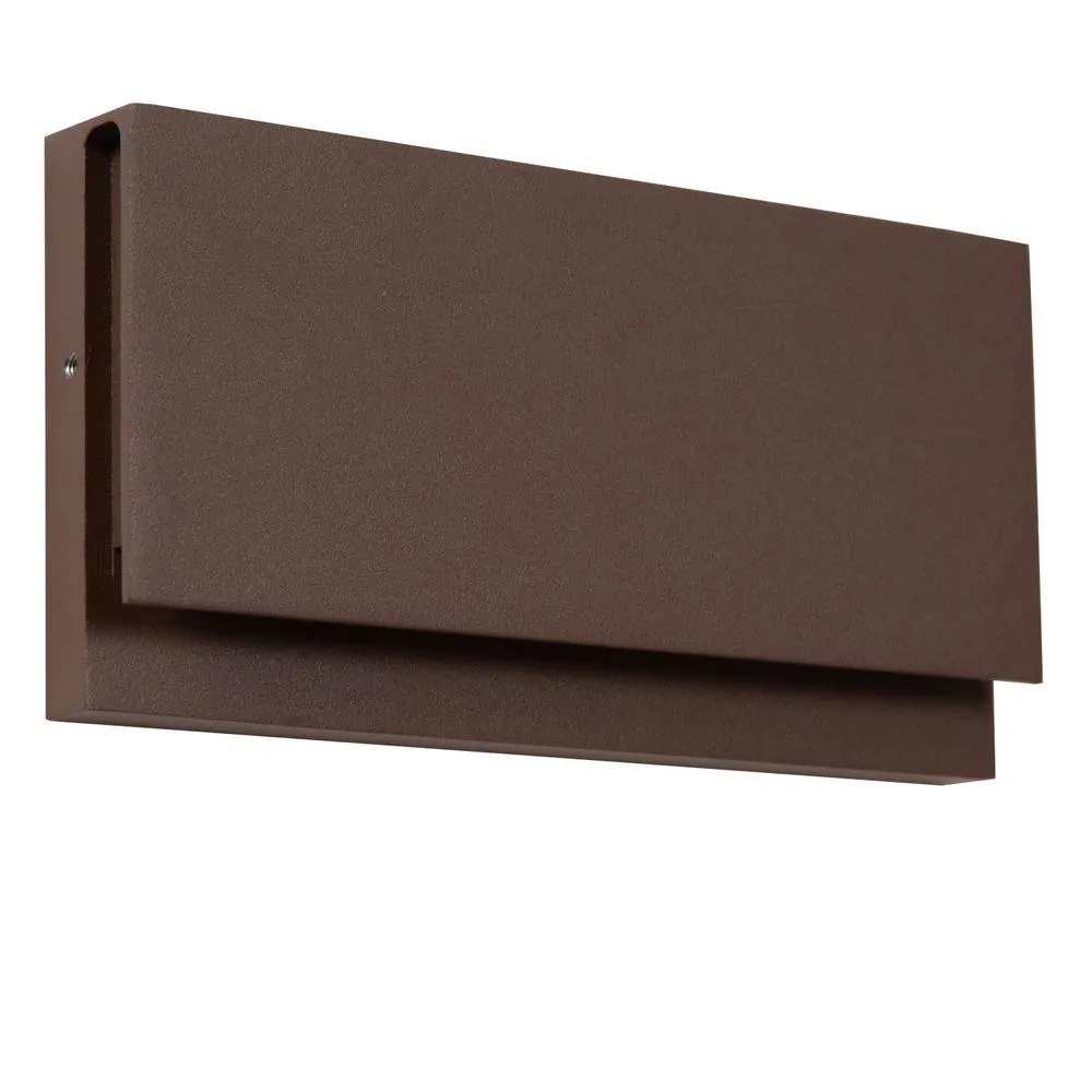 Netlighting Lucide LOMAR Wall light Outdoor LED 1x10W 2700K IP54 Rust Brown 2