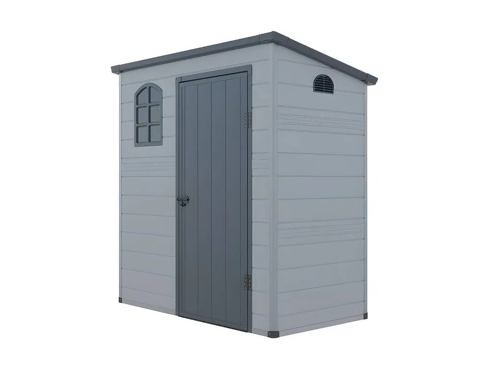 Vente-unique Resin Garden Shed - Light Grey - 2.09 M² - NERIO 6