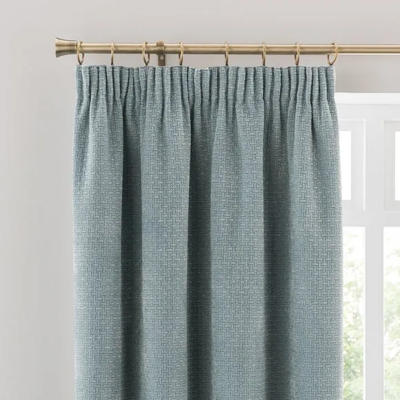 Alayna Chenille Pencil Pleat Curtains 1