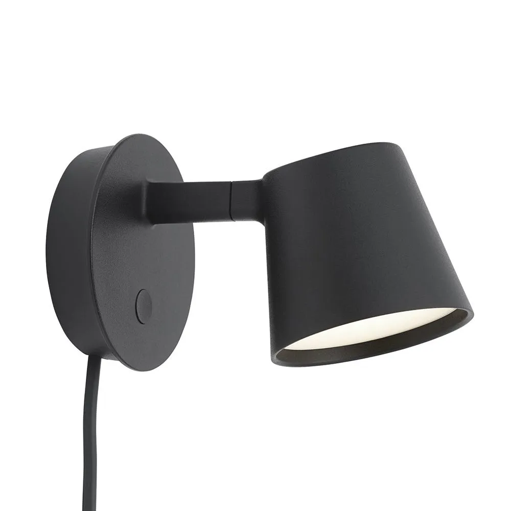 Muuto Tip LED Wall Light Black 3
