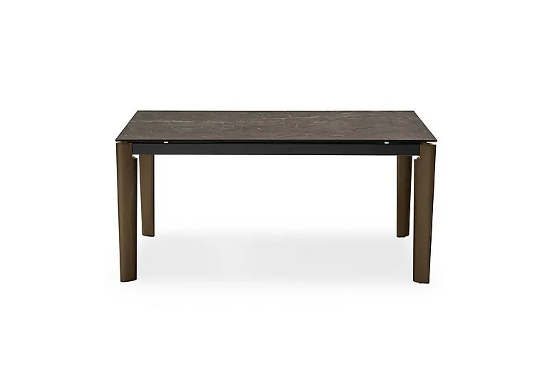 Rosa Extending Dining Table with Wooden Legs - 160-cm